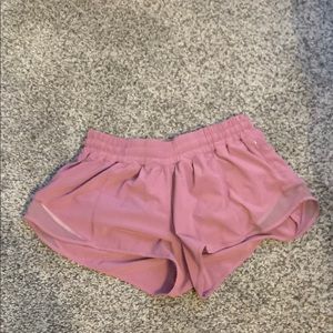 Lululemon Pink Hotty Hot Shorts